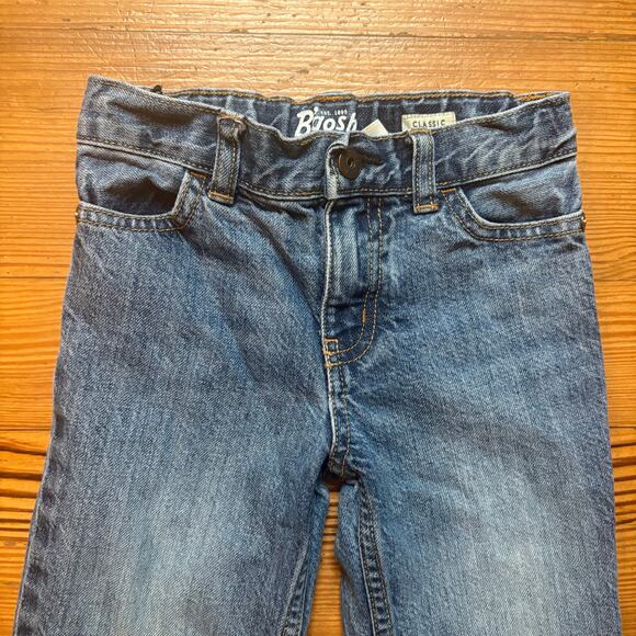 OshKosh B'gosh medium wash wide leg adjustable classic fit jeans SIZE 18M - Picture 2 of 4